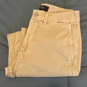 JCrew Broken In Boyfriend Chino Pants Dark Khaki Size 00